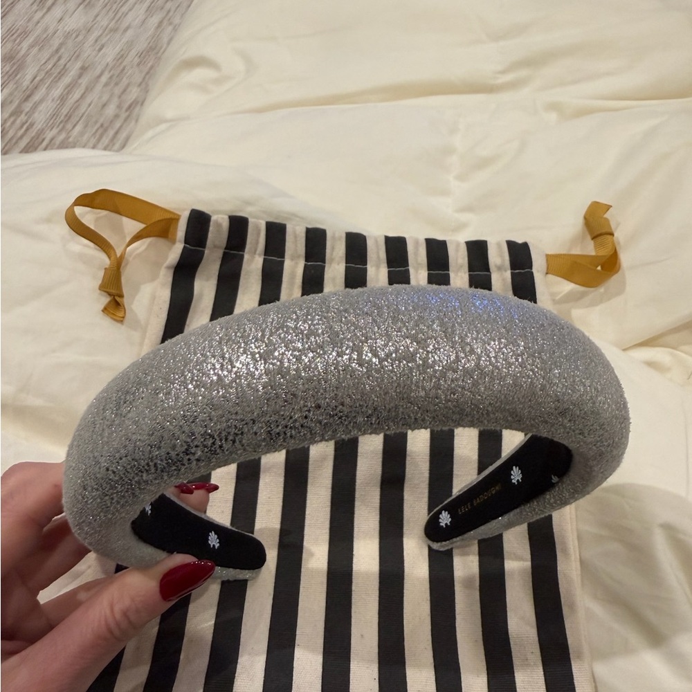 Lele Sadoughi Silver Headband